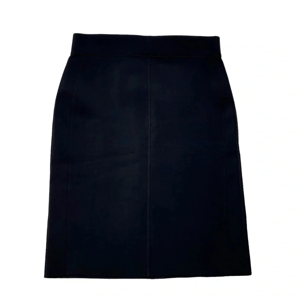 Reed Krakoff Black Scuba Knit Stretch Pencil Skirt Women’s Size 0 Designer